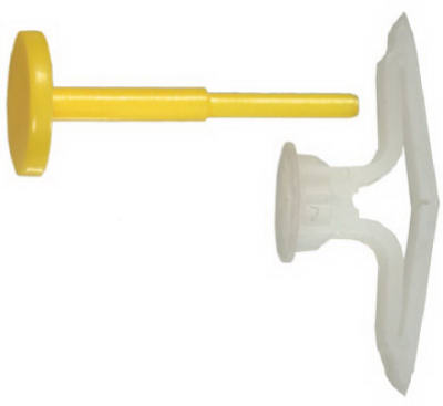 Hillman 5/8 In. Large Yellow Plastic Pop Toggle Anchor (2 Ct.)