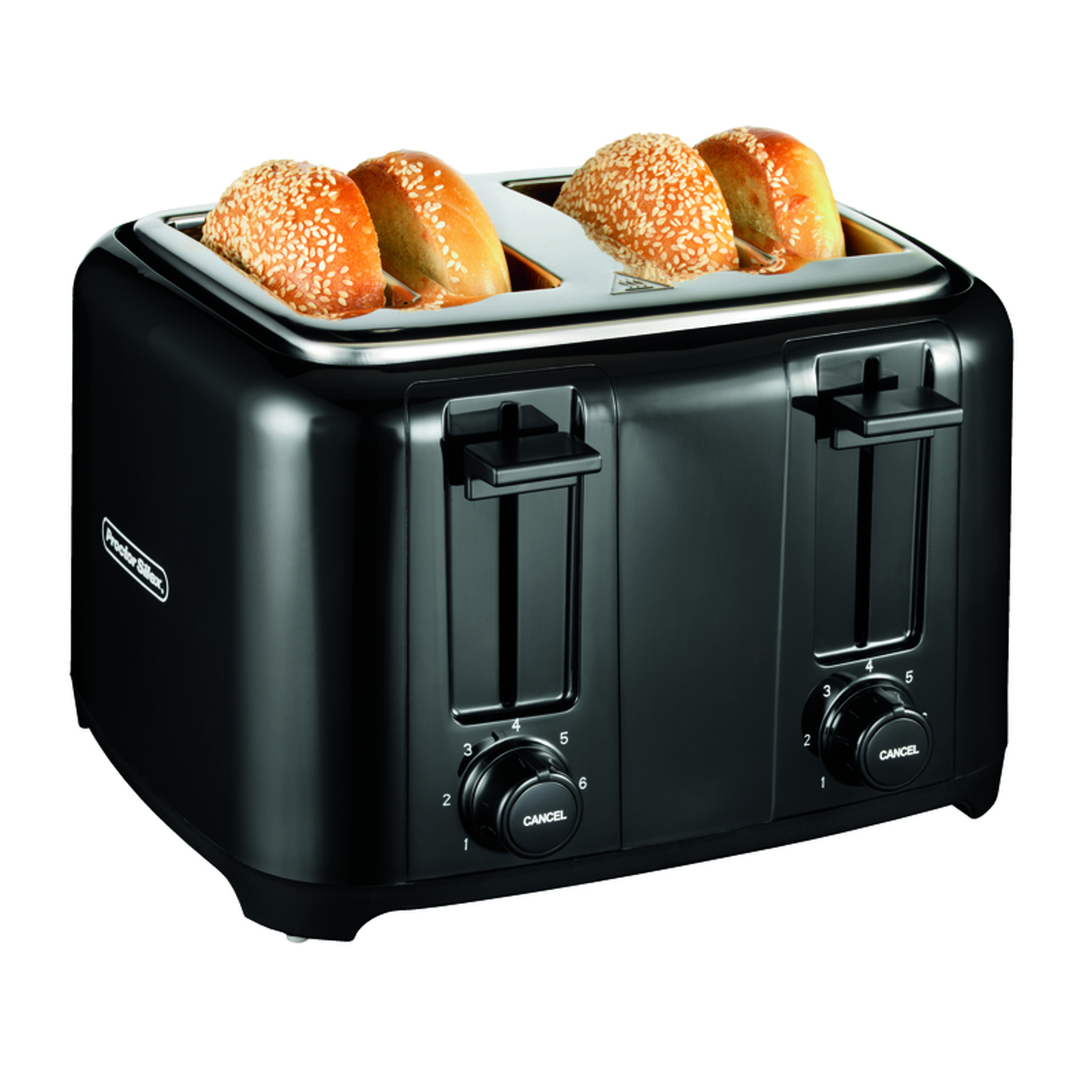 4-slice Plastic Black Toaster 8 In. H X 12.25 In. W X 11.31 In. D