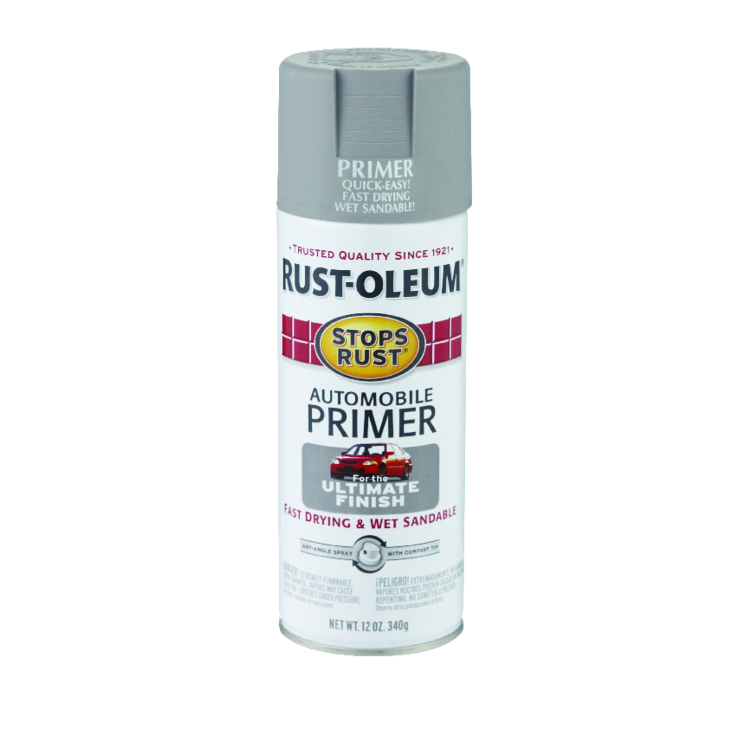 Stops Rust Light Gray 12 Oz. Automotive Spray Primer