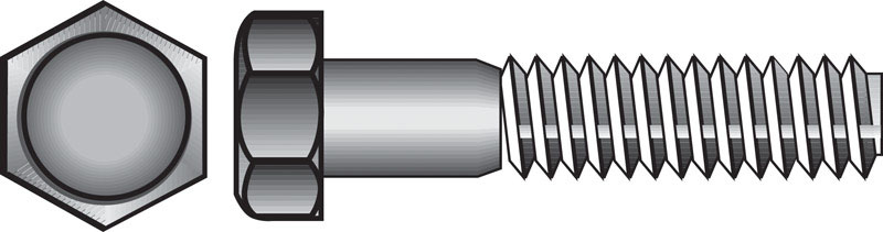 Hillman 1/4-in-20 Zinc-Plated Hex-Head Standard (SAE) Bolts