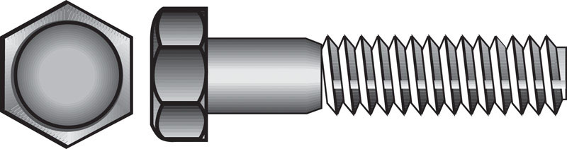 Hillman 3/8-in-16 Zinc-Plated Hex-Head Standard (SAE) Hex Bolt