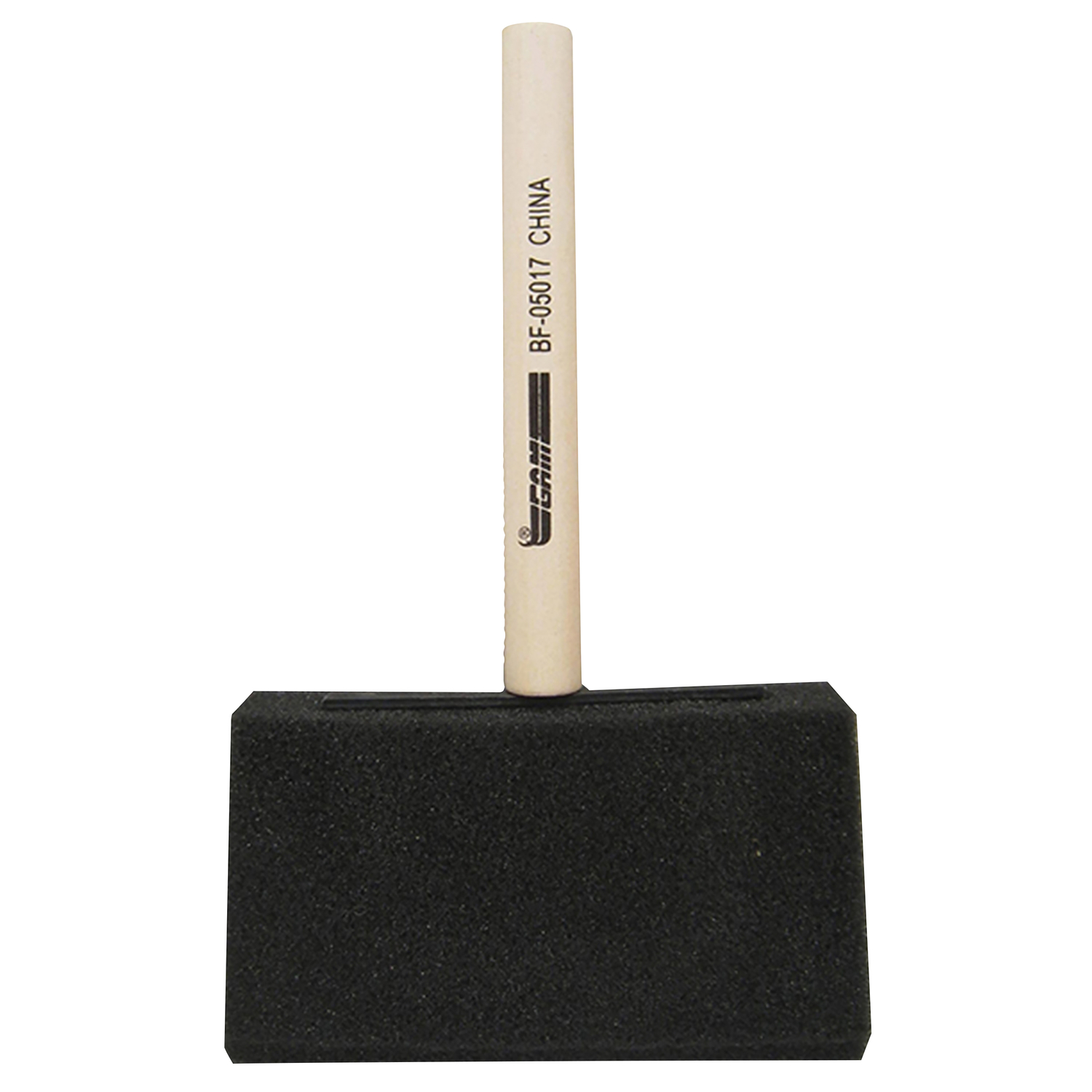 Gam 4 In. Wood Handle Foam Paint Brush Bf05017 For Smooth Surfaces
