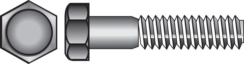 Hillman 1/4-in-20 Zinc-Plated Hex-Head Standard (SAE) Bolts