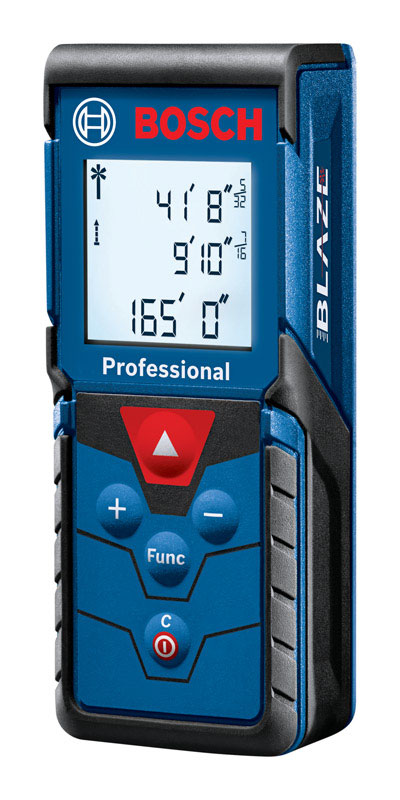 Blaze Pro 165 Ft. Laser Distance Measurer With Backlit Display