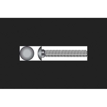 The Hillman Group 832669 1/2 x 6-Inch Stainless Steel Carriage Bolt, 10-Pack