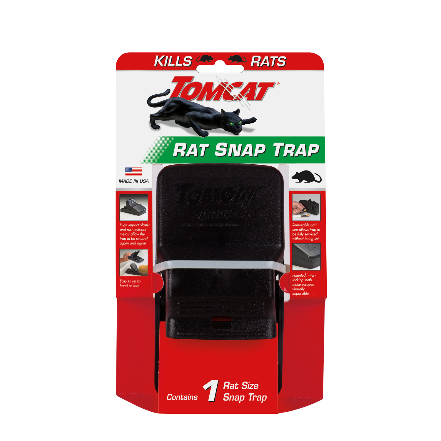TOMCAT Rat Snap Mechanical Trap (1-Pack)