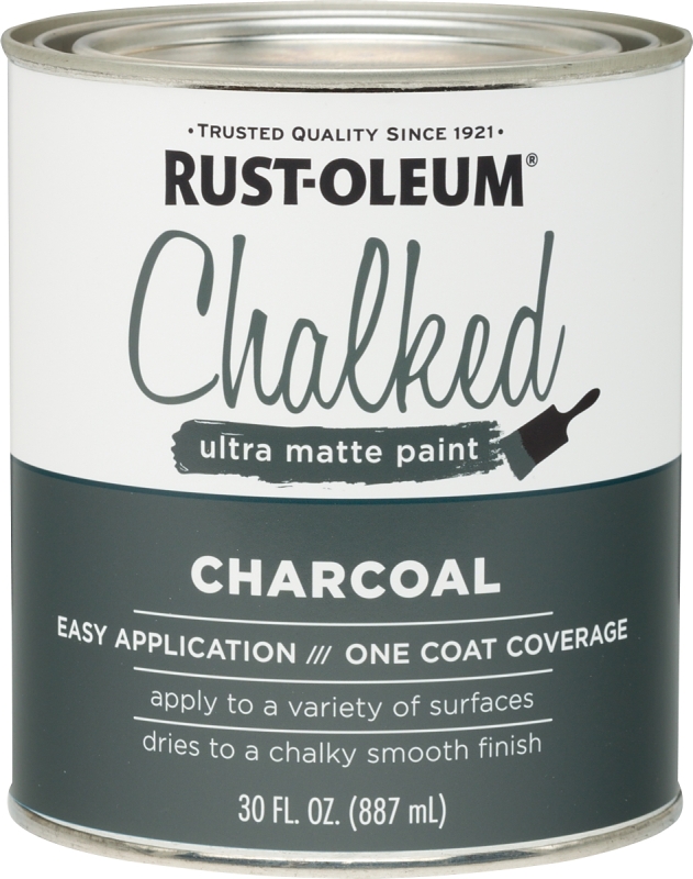 Chalked Paint, Charcoal, 30 oz.