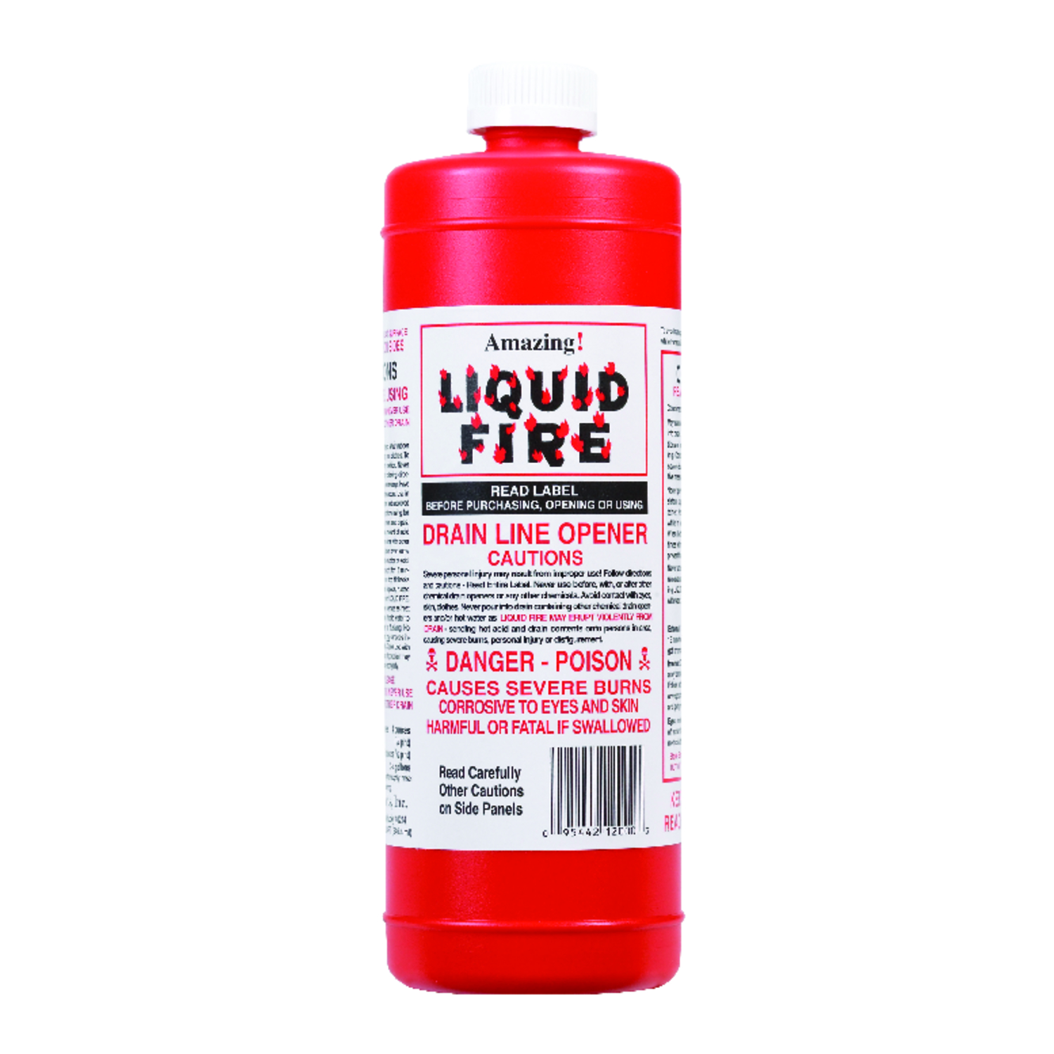 Liquid Fire Drain Line Opener, 32 oz.