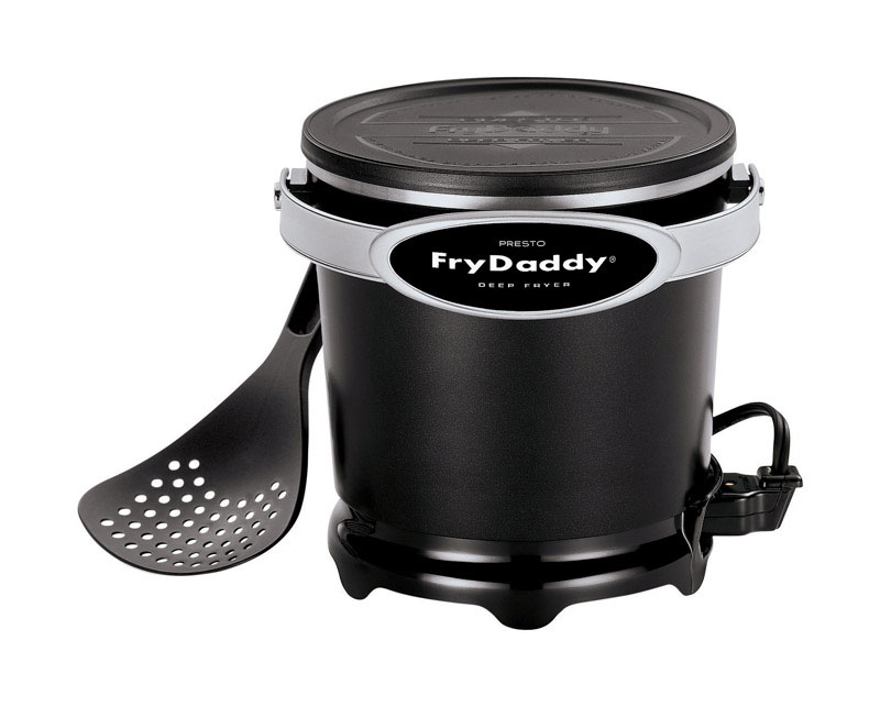 Frydaddy 1 Qt. Black Aluminum Deep Fryer Model 05420
