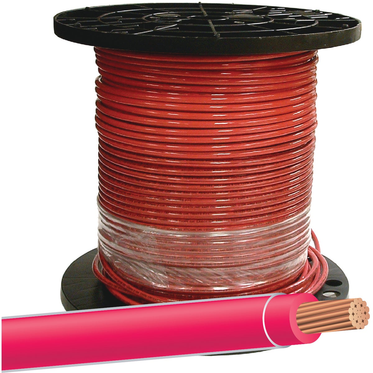 500 Ft. 12 Awg Stranded Red Thhn Electrical Wire - Ul Listed