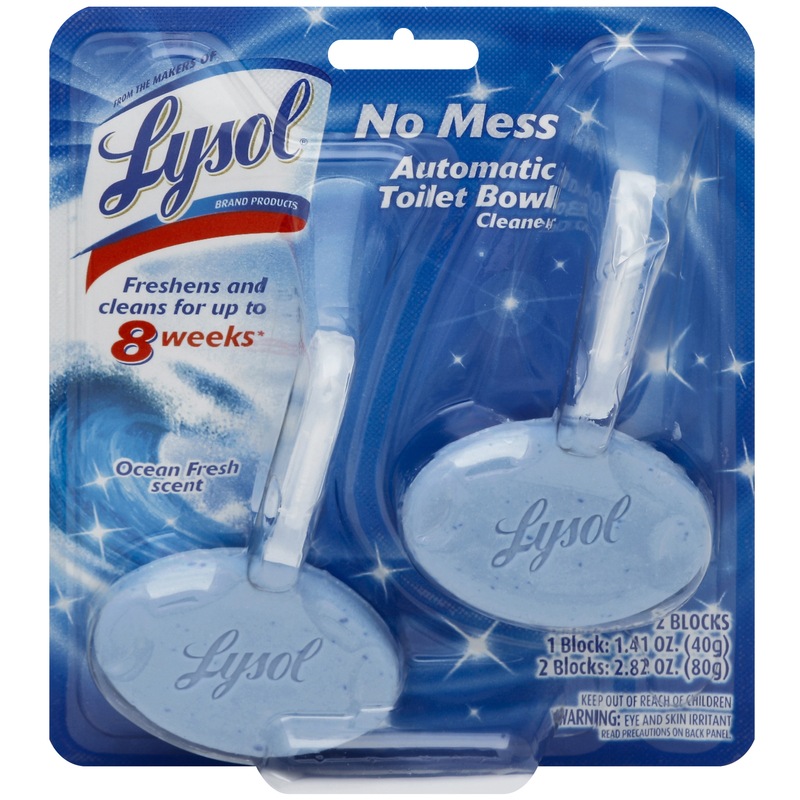 Lysol Atlantic Fresh Scent Complete Clean Automatic Toilet Bowl Cleaner (2-Pack)