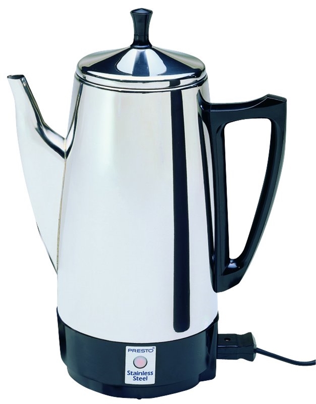 2 To 12 Cup Stainless Steel Electric Coffee Percolator Model 02811