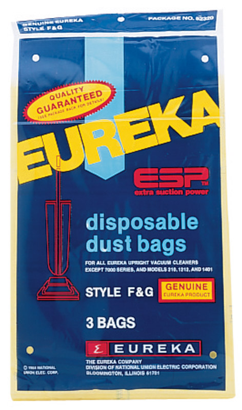 Eureka Type F & G Standard Vacuum Bag (3-Pack)