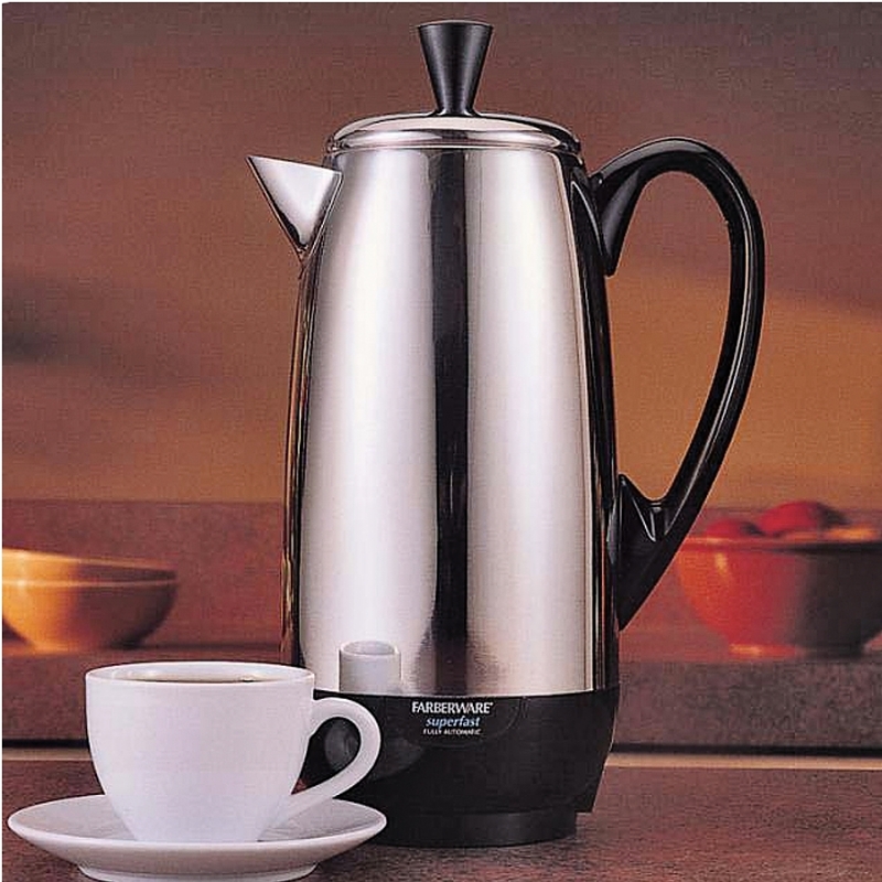 12 Cup Stainless Steel Electric Coffee Percolator Model Fcp412