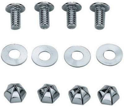 Custom Metal License Fasteners (4 Count)