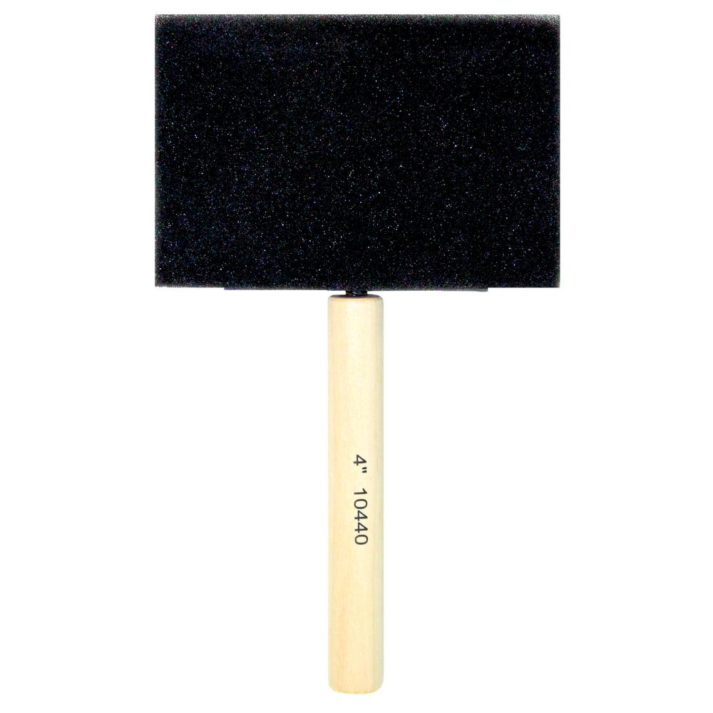 Foam Paint Brush, 4 In.