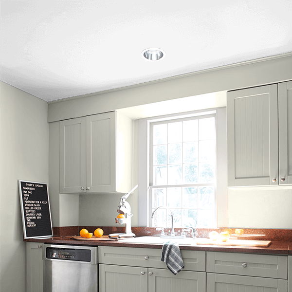 Waterborne Ceiling Paint Flat White Interior 5 Gallon