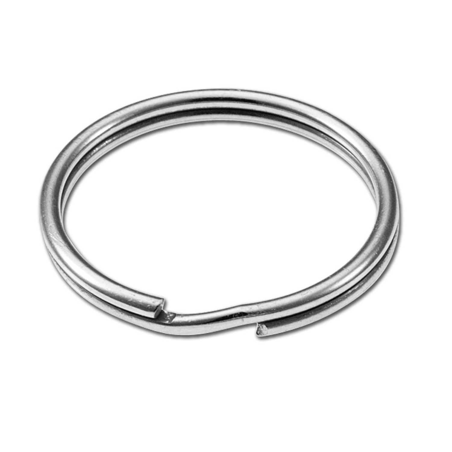 Lucky Line Tempered Steel Nickel-Plated 1 In. Key Ring (100-Pack)