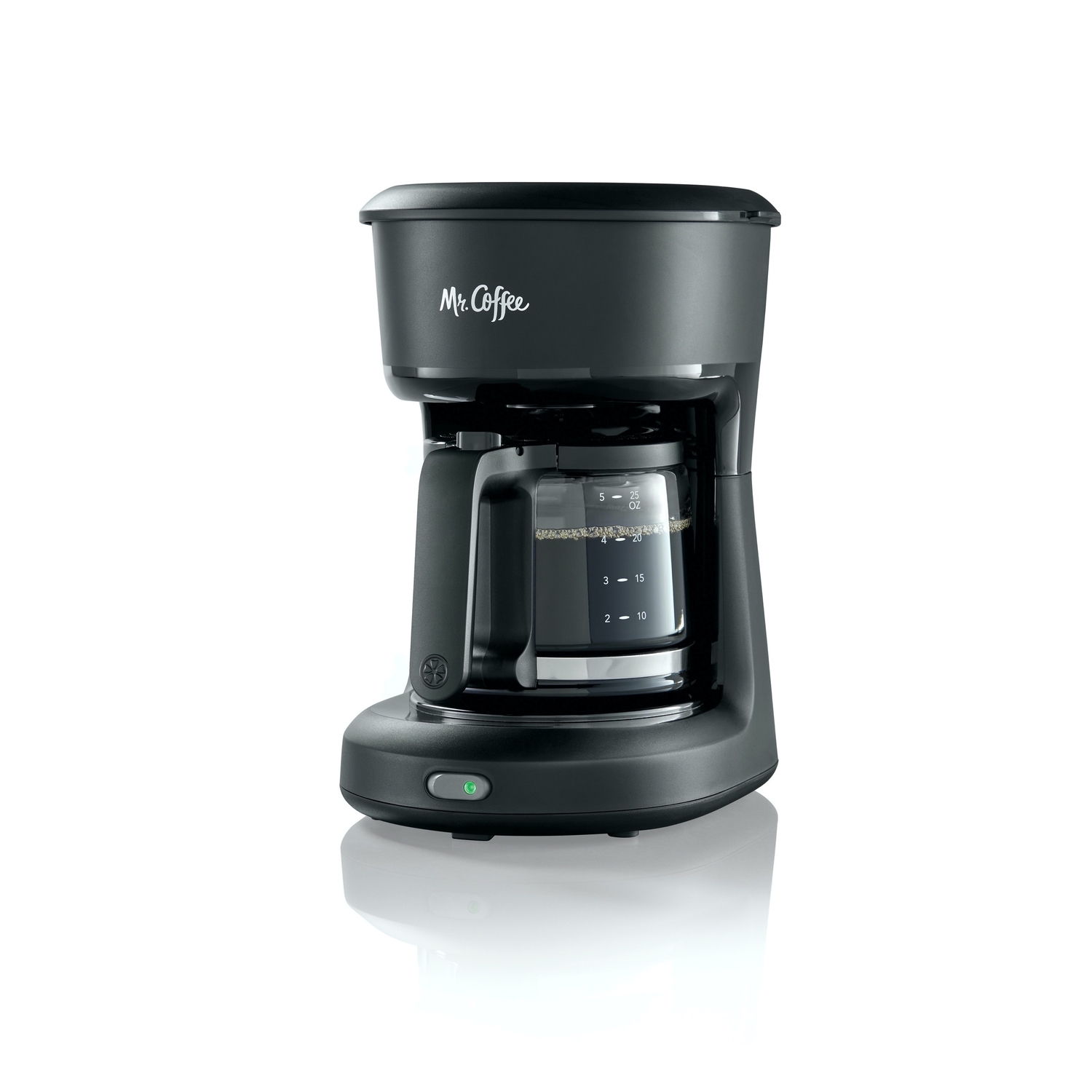 5-Cup Coffee Maker, Grab-A-Cup Auto Pause, Black