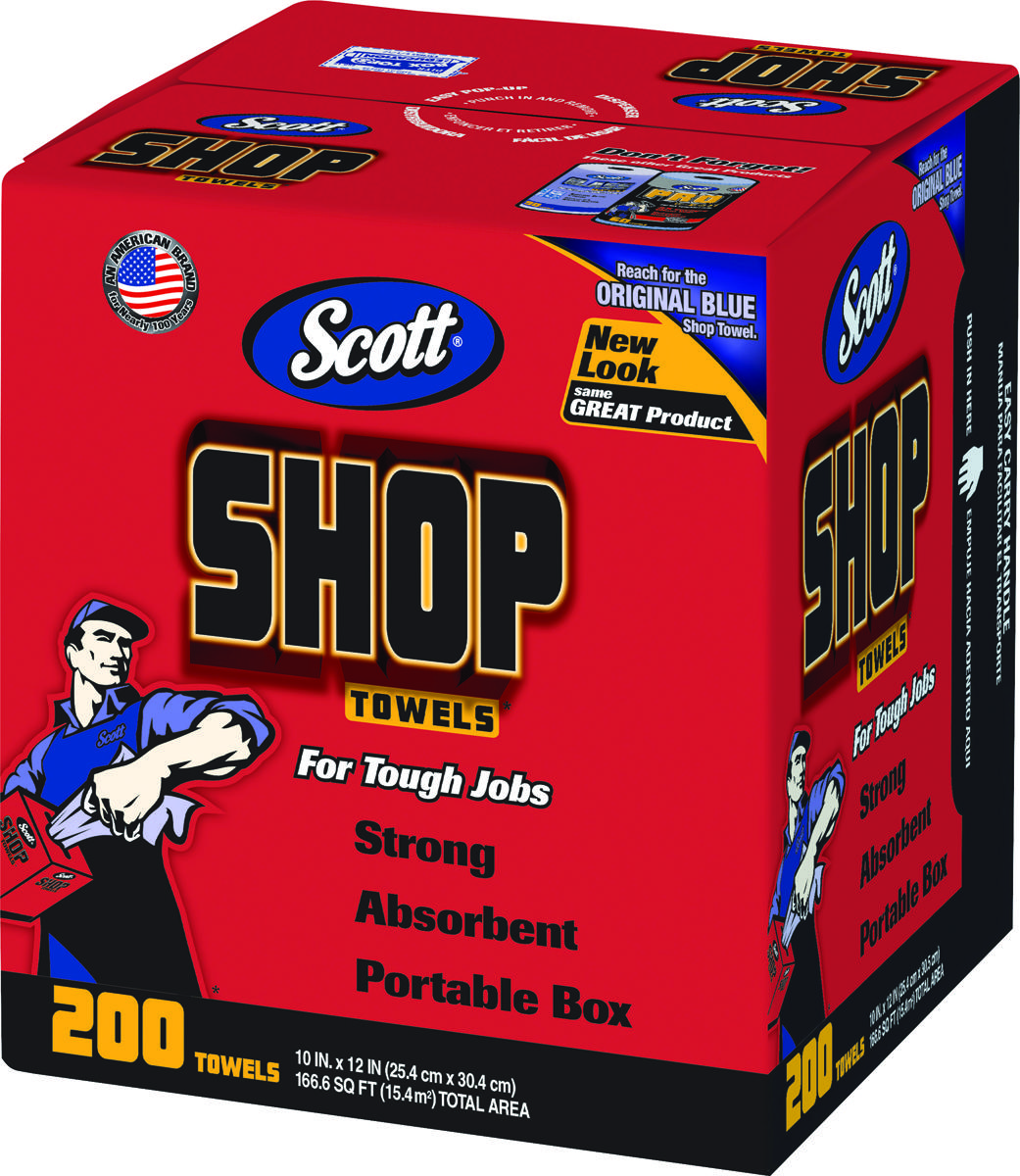 Scott 12 In. W x 10 In. L Disposable Original Shop Towel (200-Sheets)