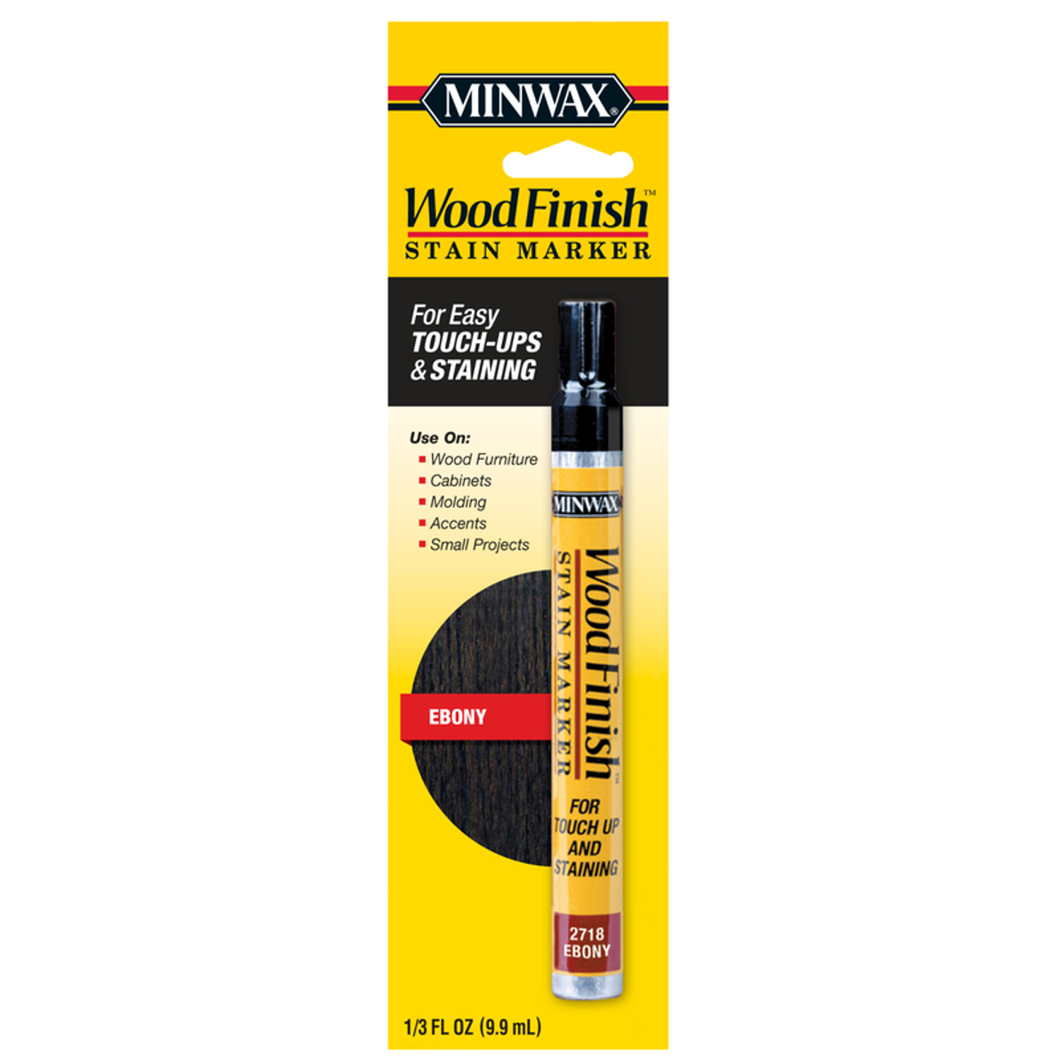 Ebony Wood Finish Stain Marker