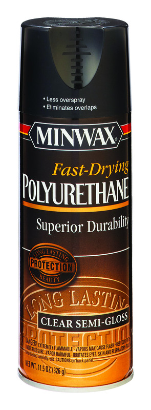 Aerosol Semi-Gloss Polyurethane Finish, 11.5 oz.