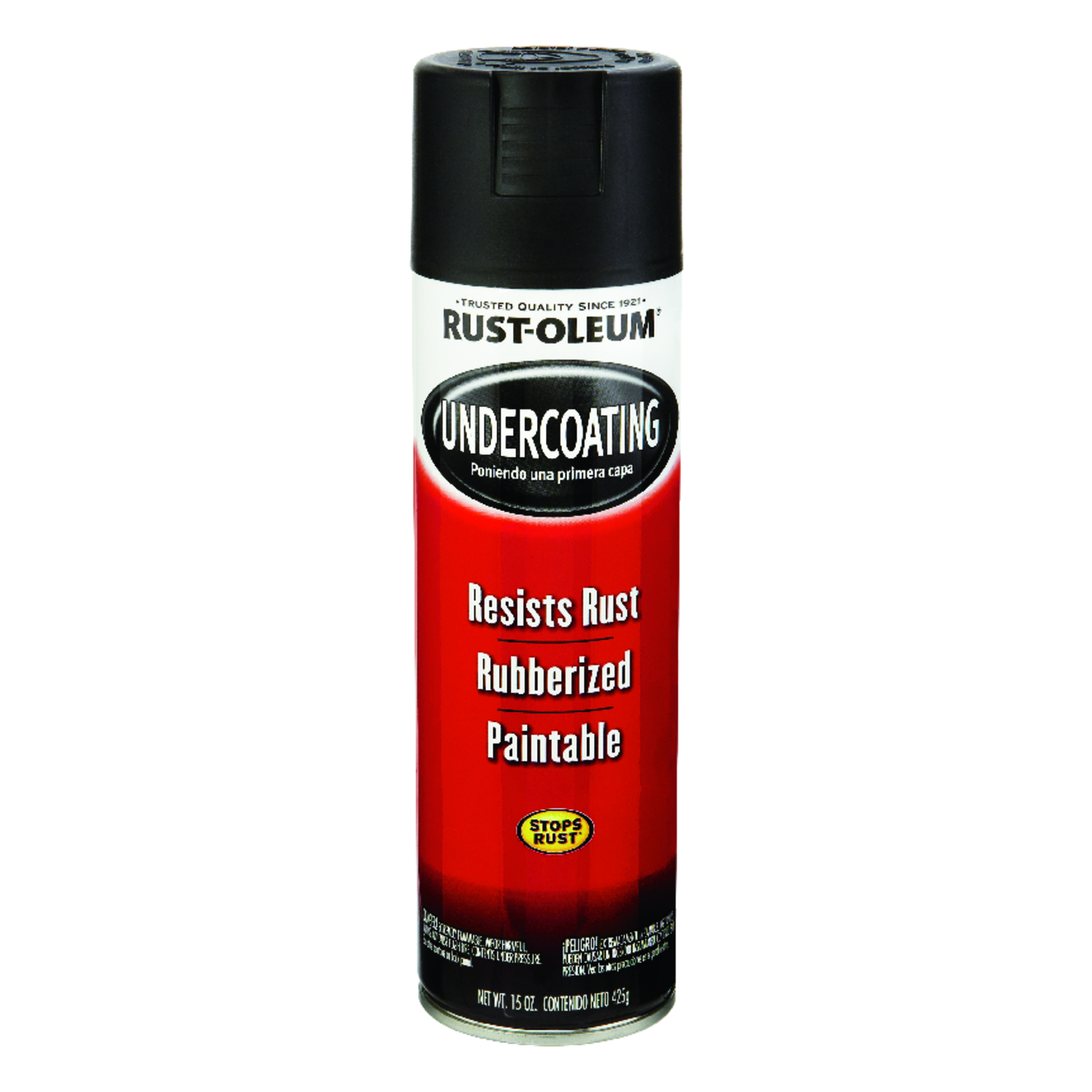 Rubberized Undercoating Spray, Black, 15 Oz. - Professional Grade Protection
