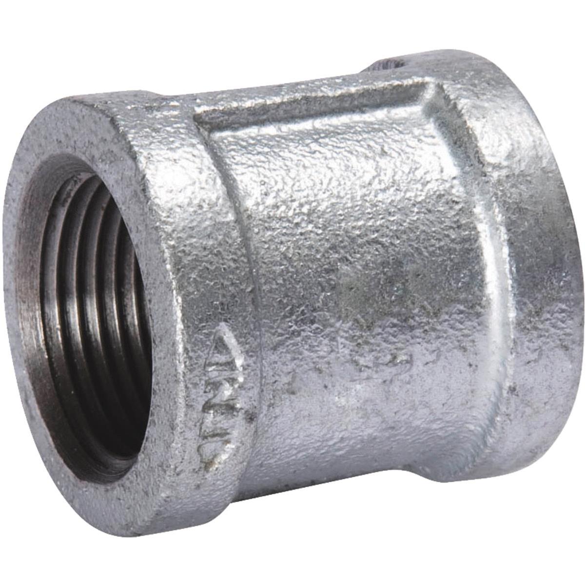 1/2 Inch X 1/2 Inch Fpt Galvanized Coupling - Malleable Iron Pipe Fitting