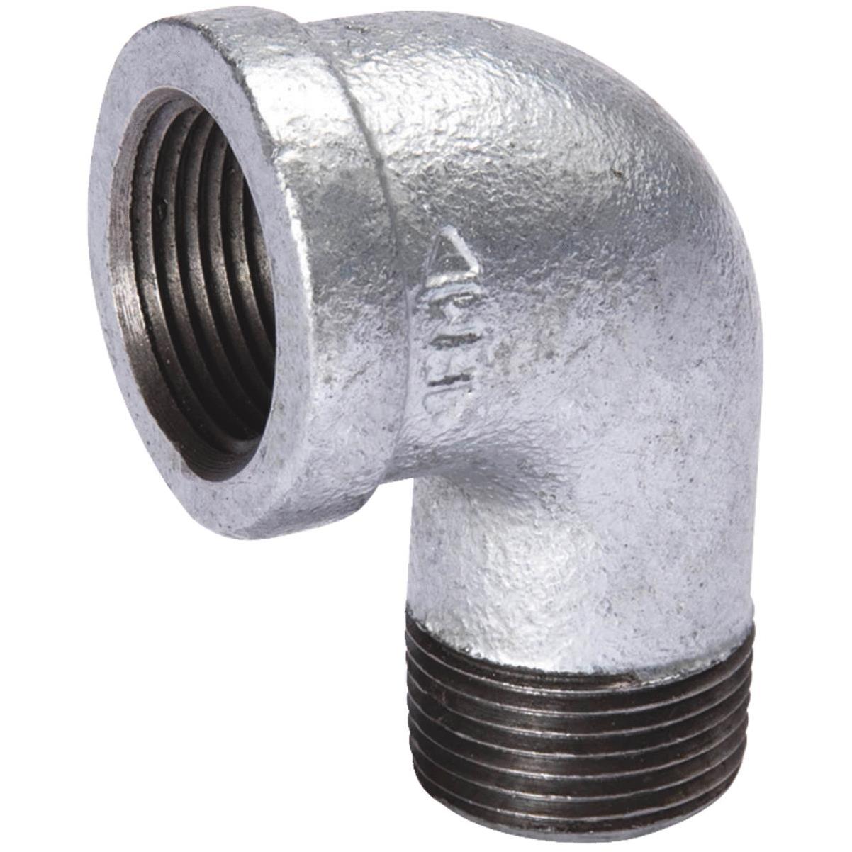 1 Inch 90 Degree Street Galvanized Elbow Fitting - 1/4 Bend