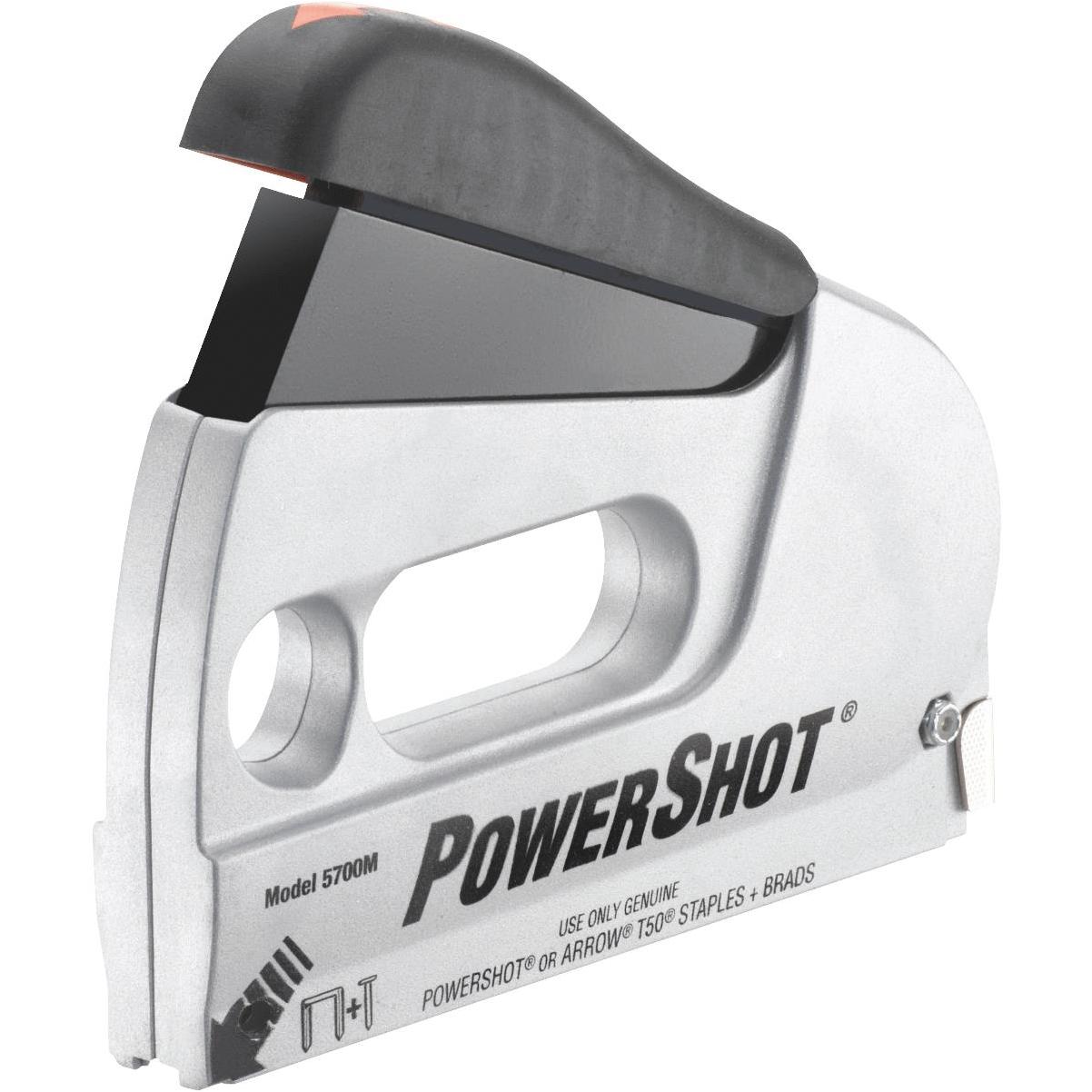 Powershot T-50 Heavy-duty Staple Gun With Soft Grip Handle And Visual Refill Window