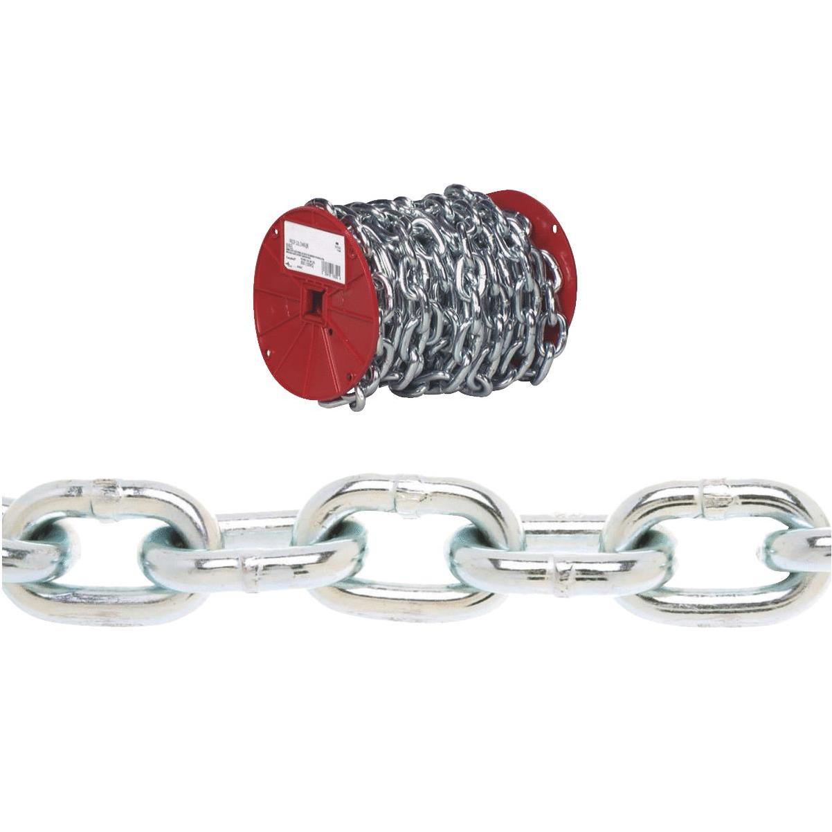 3/16 Inch X 100 Feet Zinc-plated Low-carbon Steel Proof Coil Chain