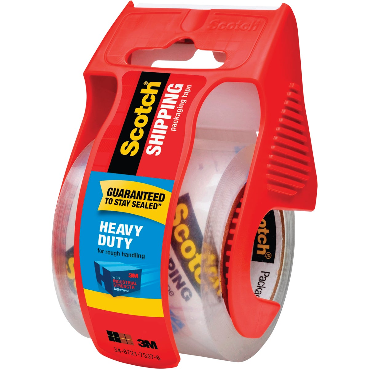 Scotch Heavy Duty Clear Mailing Tape 1.88 In. X 800 In. With Dispenser