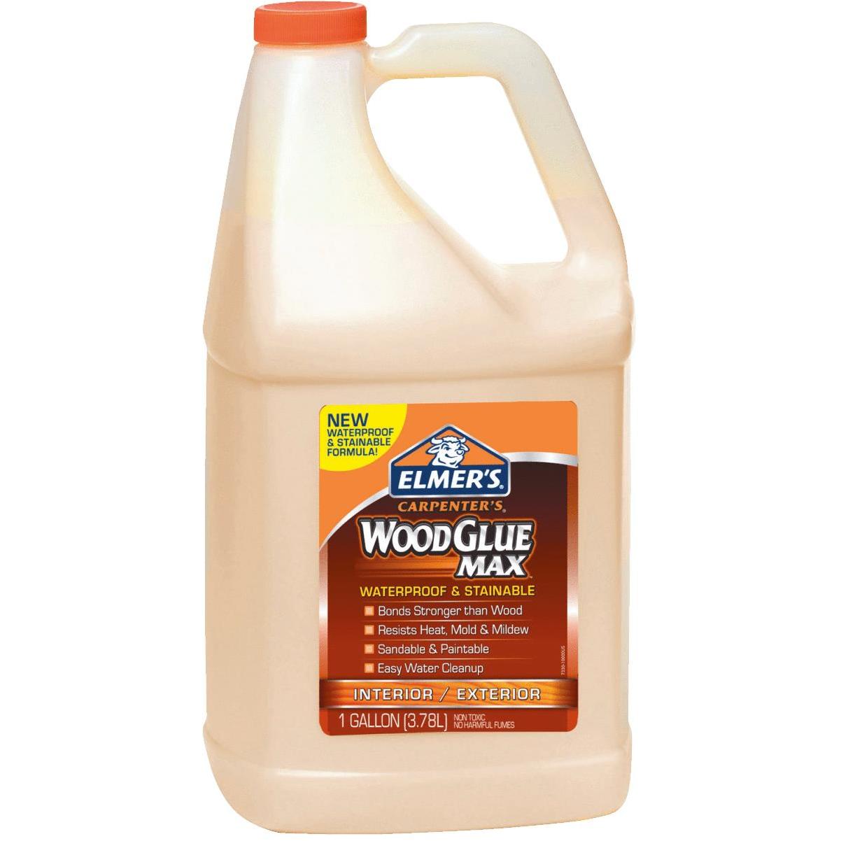 Gallon Waterproof Stainable Wood Glue For Indoor And Outdoor Projects