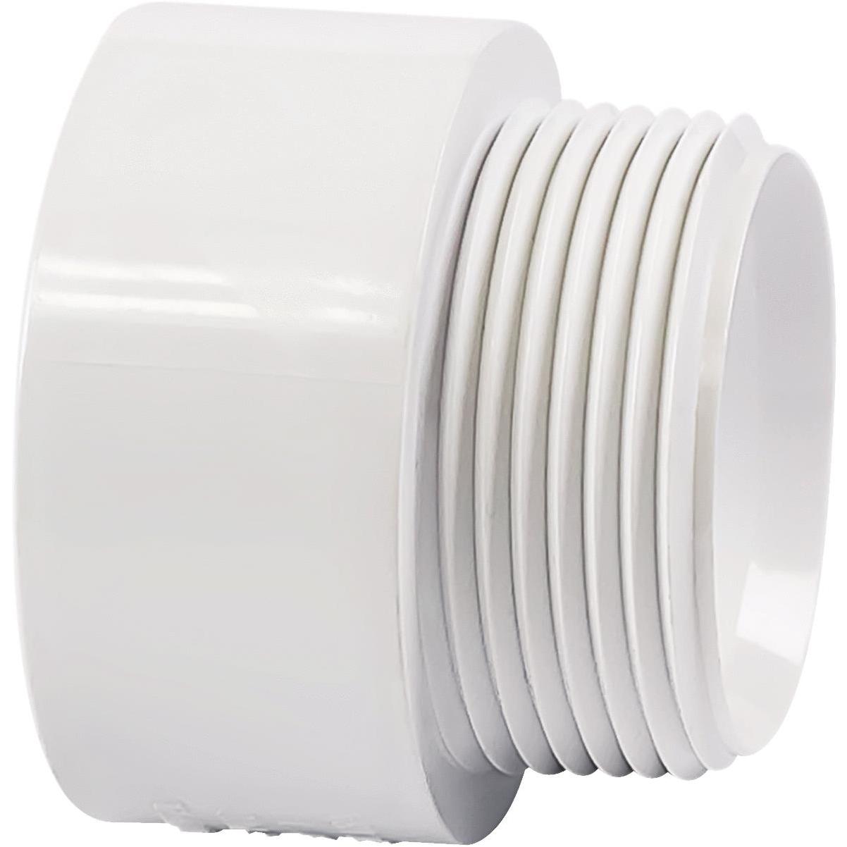 1-1/4 Inch Schedule 40 Dwv Pvc Male Pipe Thread Adapter