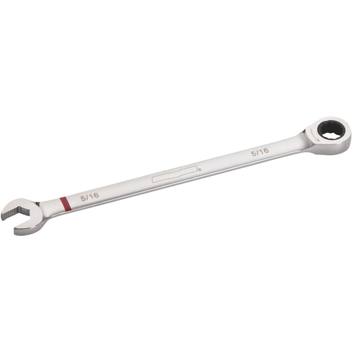 5/16-inch Standard Ratcheting Combination Wrench - 12-point Design