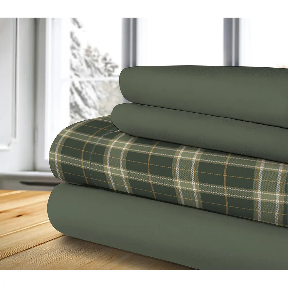 KNIT SOLID FLEECE SHEET - 4 PACK