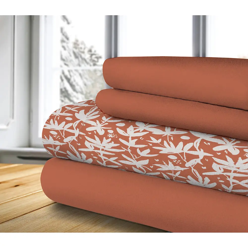 KNIT SOLID FLEECE SHEET - 4 PACK