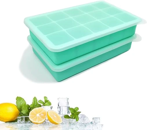 2PC SILICONE 15 ICE CUBES TRAY