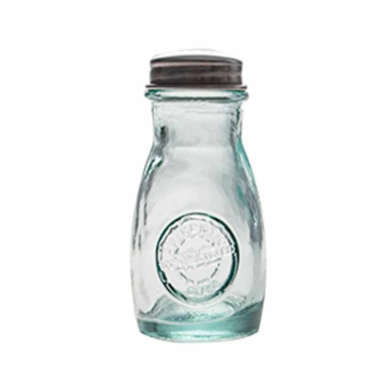 SET OF 2 - AUTHENTIC SHAKERS WITH STEEL CAP - GLASS