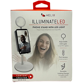 LED PHONE STAND W/RING LIGHT