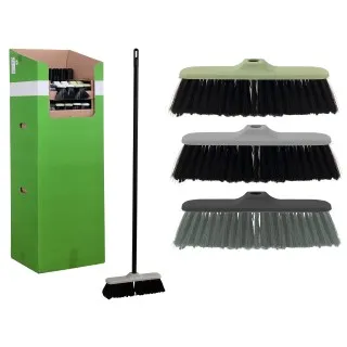 BROOM FRONTIERA W/HANDLE - GREY