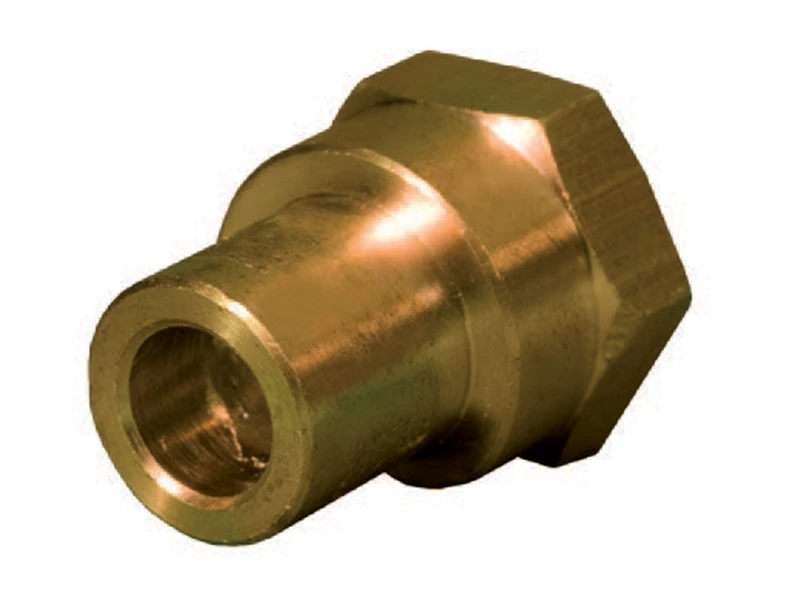 STRAIGHT CONNECTOR 1/2" CXF COPPERR