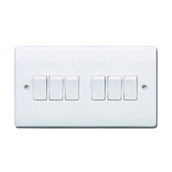 CXE7023 6GANG 2WAY SWITCH