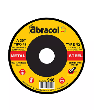 AB DISC DT42 4 1/2X 1/8X78 MTL