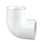 UPVC 90D ELBOW SCH40 1/2"