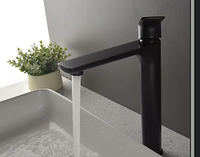 STAINLESS STEEL LAV FAUCET MATTE BLACK