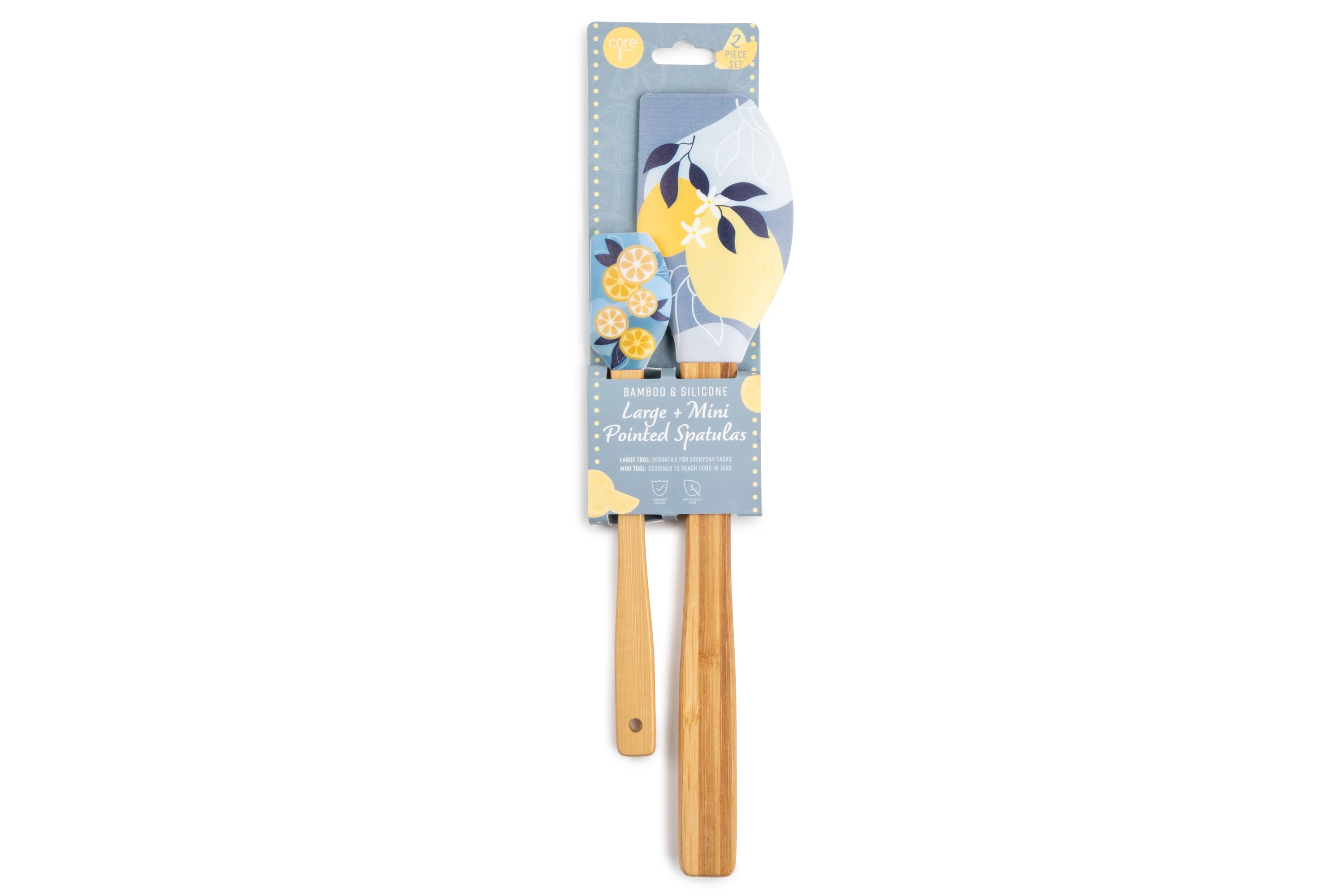 2PC SPATULA B&S LARGE/MINI - BLUE