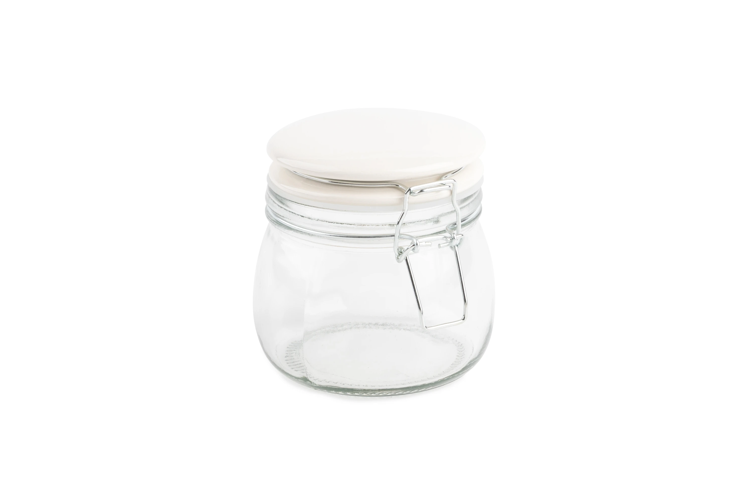 SWING TOP CERAMIC & GLASS WHITE 500M