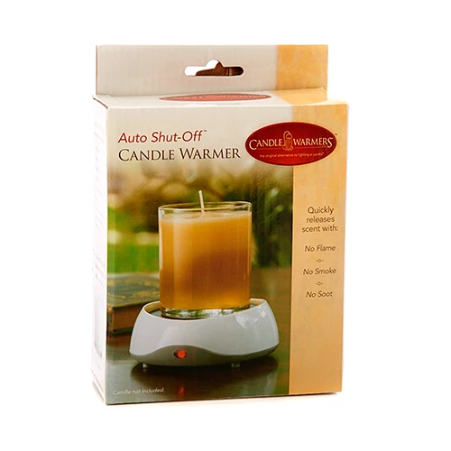 Auto Shut Off Candle Warmer In White