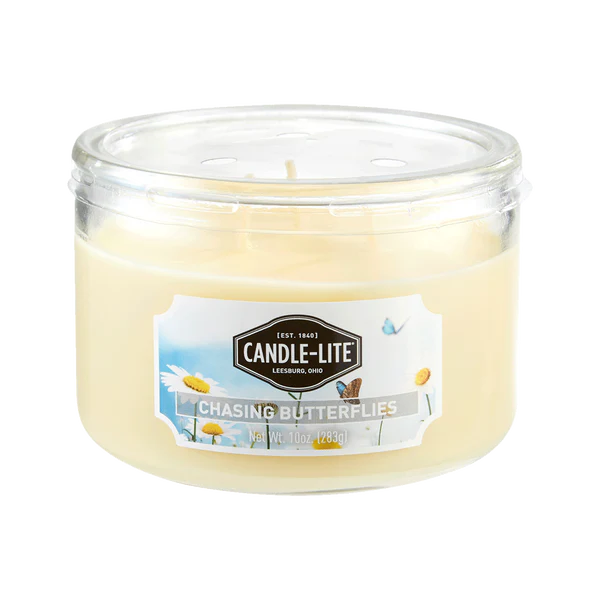 CANDLE LITE EDES 10OZ CHASING BUTTERFLIES